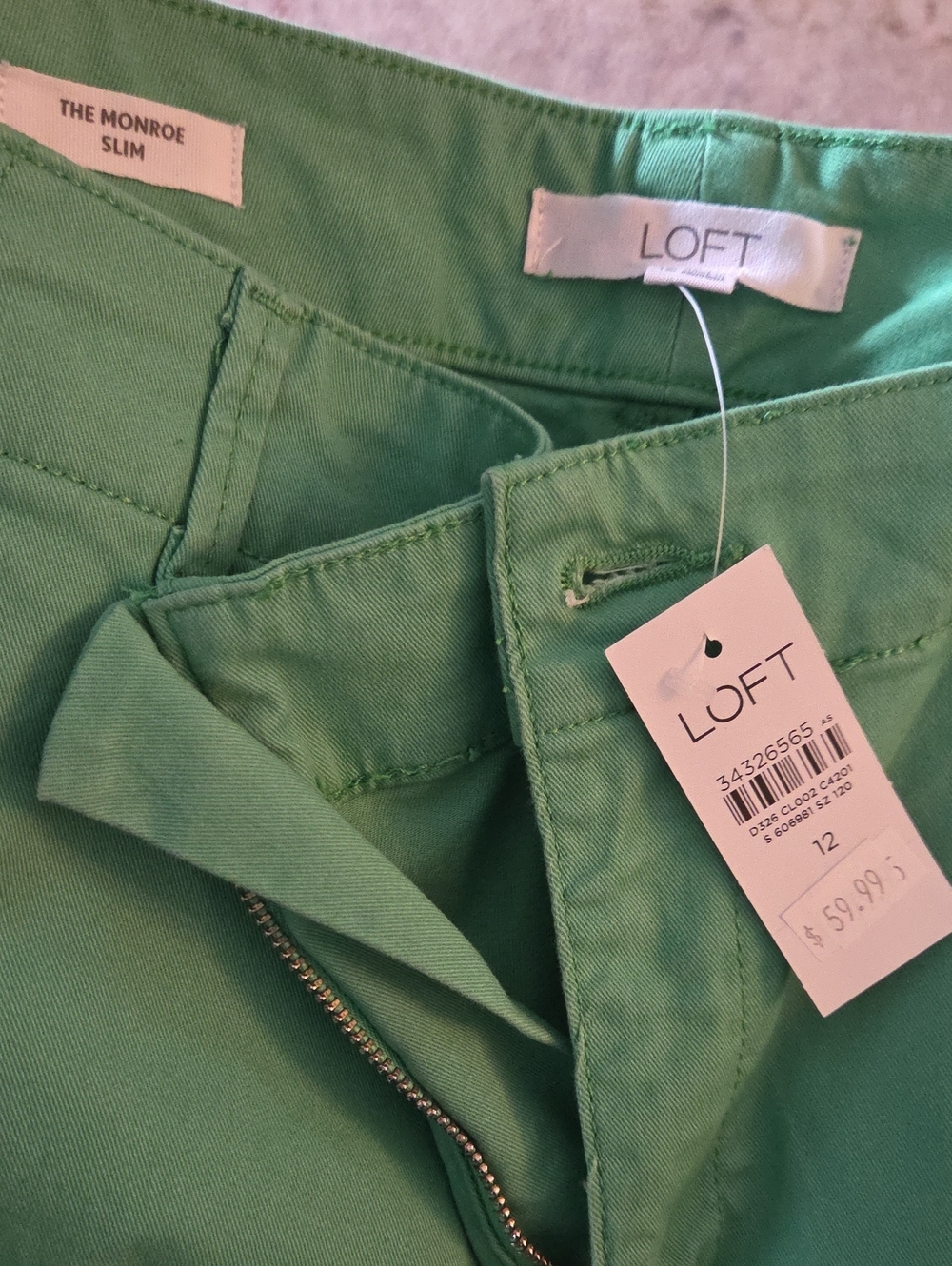 LOFT Green Monroe Slim Women’s Chinos